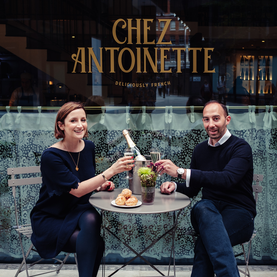 Chez Antoinette Owner and Friend in Covent Garden Central London