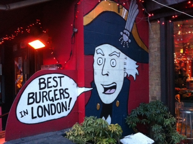 Lord Nelson Burger Poster in London