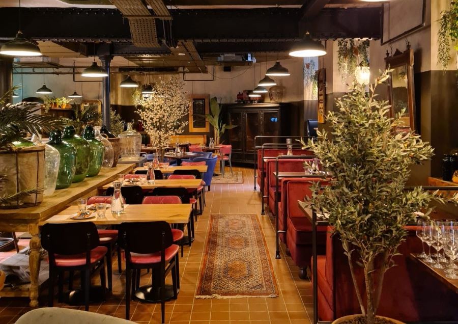 Mediterranean and Middle Eastern inspired Restaurant in Retail District Manchester