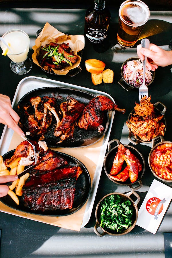 Best American BBQ restaurant in Canary Wharf East London