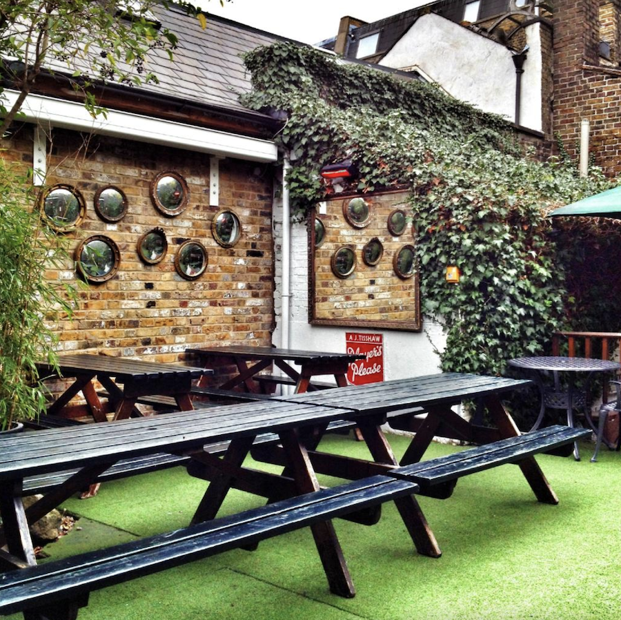 The Woolpack Best Beer Garden in Bermondsey London Bridge