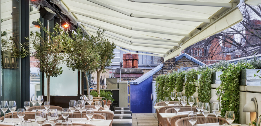 Orrery Best Outdoor Al Fresco Restaurant in London Marylebone