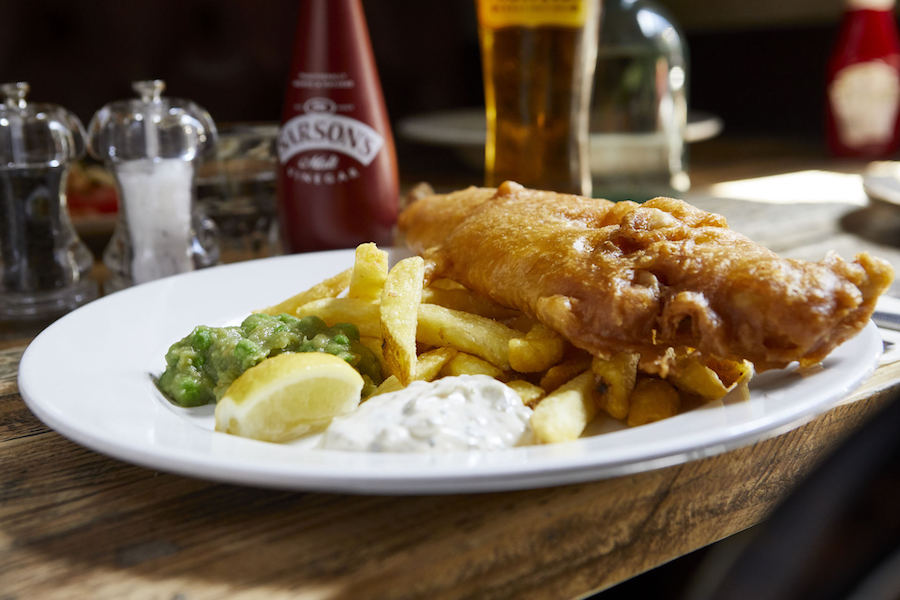Fish and Chips in Central London