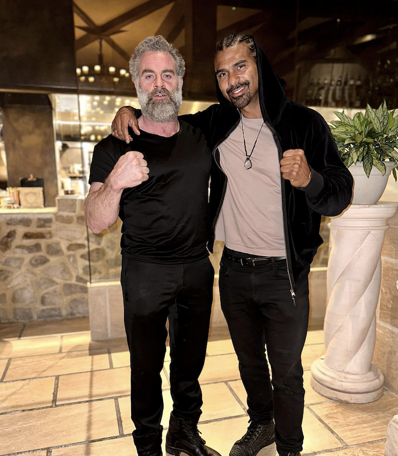 David Haye at Sheesh Mayfair